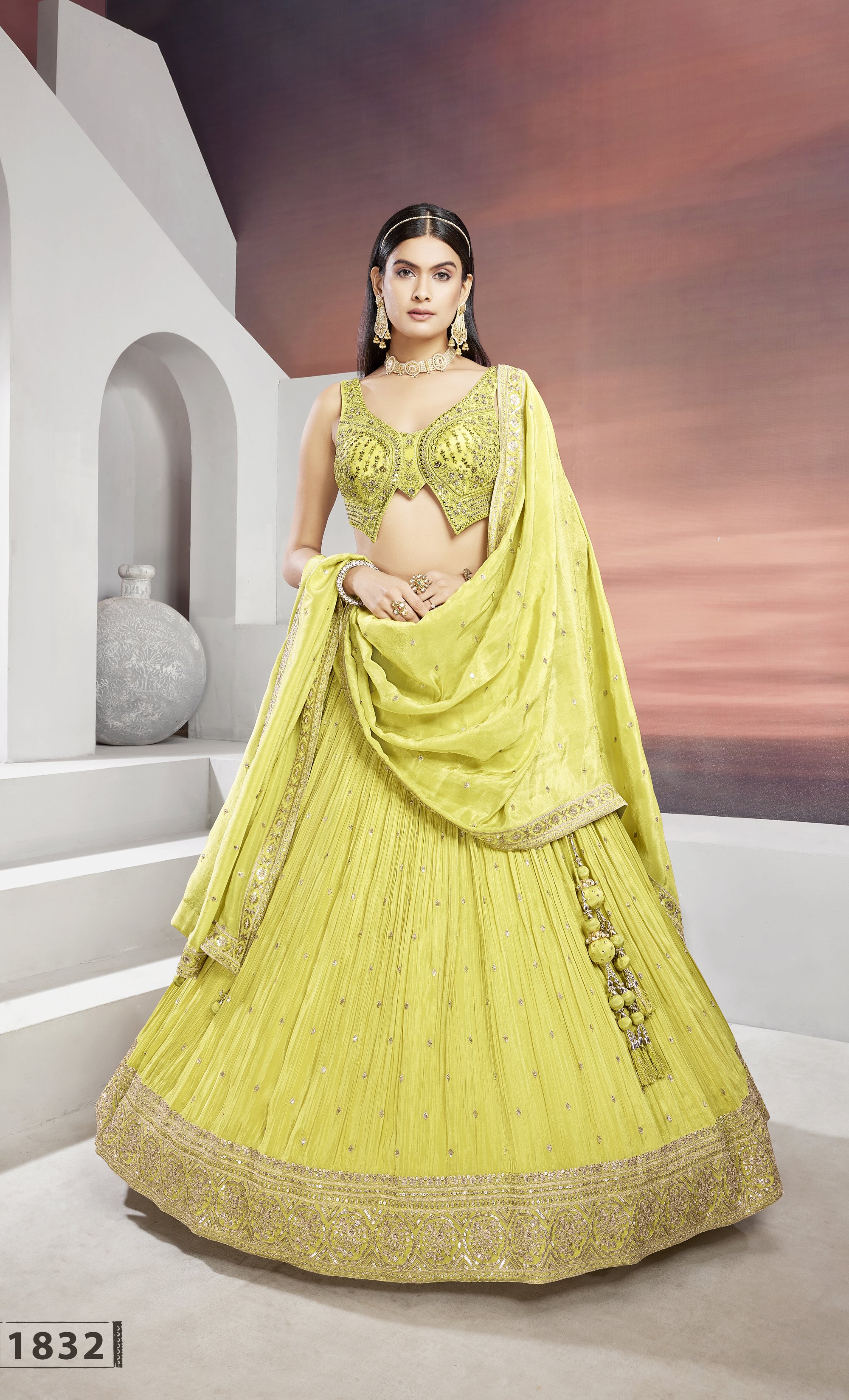 LEMONGREEN LEHENGA CHOLI